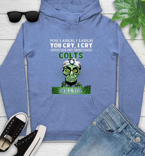 NFL Talk Shit About Indianapolis Colts I Kill You Achmed The Dead Terrorist Jeffrey Dunham Football Youth Hoodie 14 NFL Talk Shit About Indianapolis Colts I Kill You Achmed The Dead Terrorist Jeffrey Dunham Football Youth Hoodie - Image 14