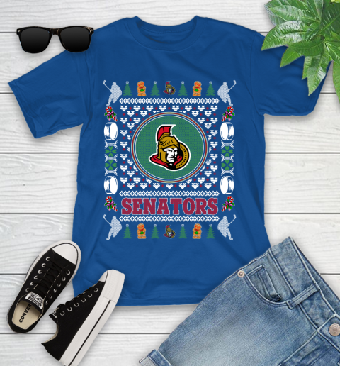 Ottawa Senators Merry Christmas NHL Hockey Loyal Fan Ugly Shirt 111
