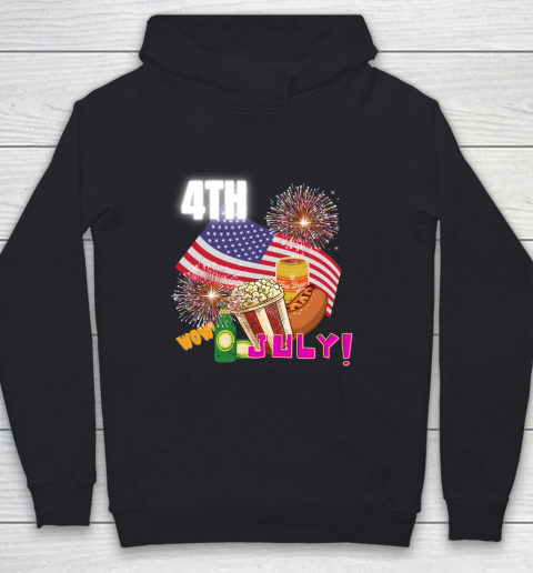 Independence Day 4th Of July Celebration Happy Youth Hoodie