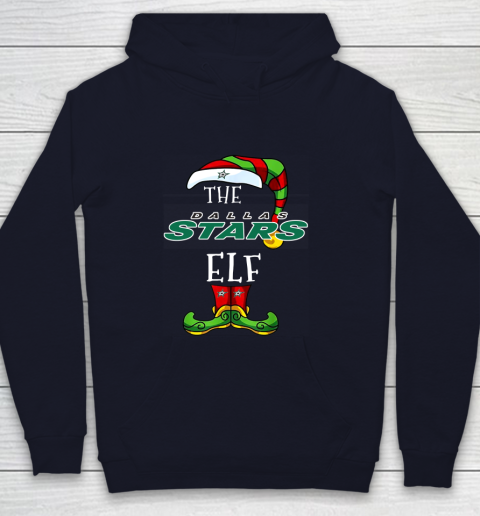 Dallas Stars Christmas ELF Funny NHL Youth Hoodie 2