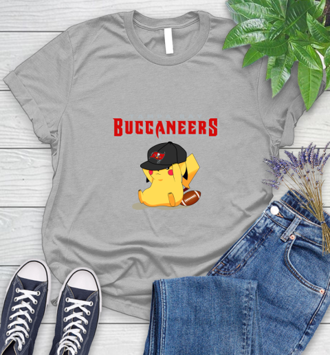 NFL Pikachu Football Tampa Bay Buccaneers Women's T-Shirt 5