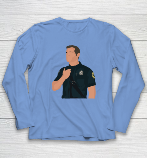 Bobby Nash Captain 911 On ABC TV Show Long Sleeve T-Shirt 6