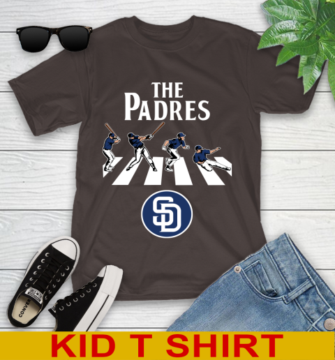 MLB Baseball San Diego Padres The Beatles Rock Band Shirt Youth T-Shirt 6