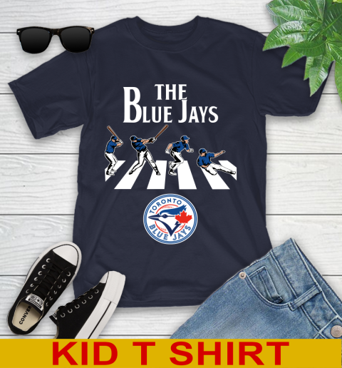 MLB Baseball Toronto Blue Jays The Beatles Rock Band Shirt Youth T-Shirt 2