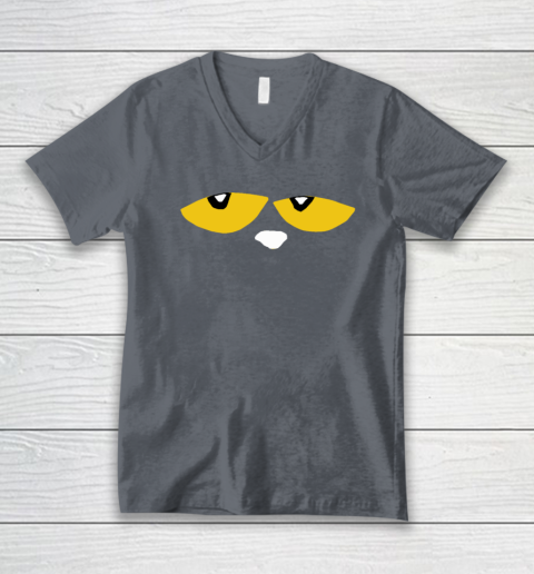 This Is My Book Character Costume Blue Cat Reading Day V-Neck T-Shirt 3