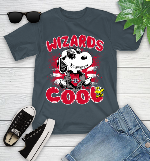NBA Basketball Washington Wizards Cool Snoopy Shirt Youth T-Shirt 9