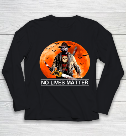 Michael Myers Halloween No Lives Matter Youth Long Sleeve
