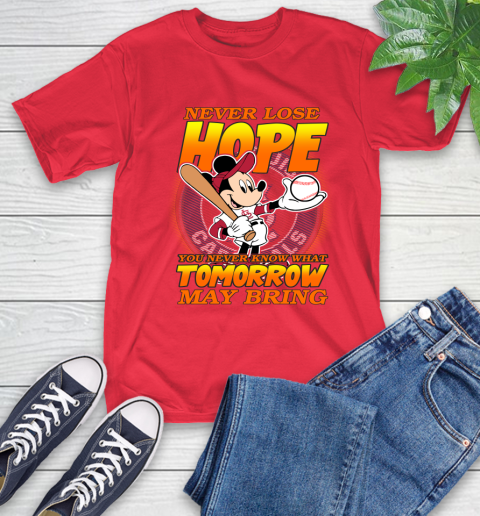 St.Louis Cardinals MLB Baseball Mickey Disney Never Lose Hope T-Shirt 11