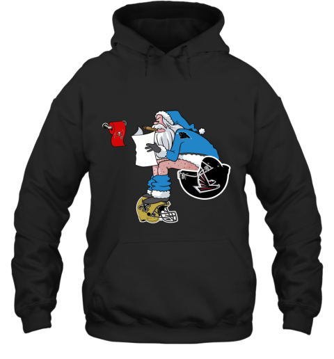 fwyg santa claus carolina panthers shit on other teams christmas hoodie 23 front black