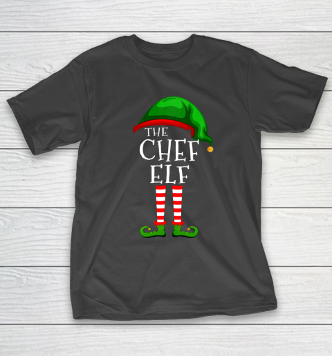 Chef Elf Family Matching Group Christmas Gift Funny T-Shirt
