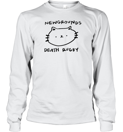 Marble Cat Newgrounds Death Rugby Long Sleeve T