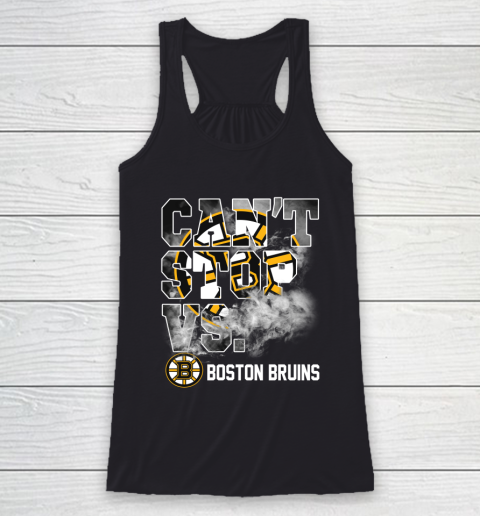 NHL Boston Bruins Hockey Can't Stop Vs Racerback Tank