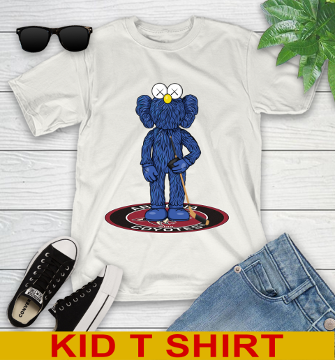 NHL Hockey Arizona Coyotes Kaws Bff Blue Figure Shirt Youth T-Shirt