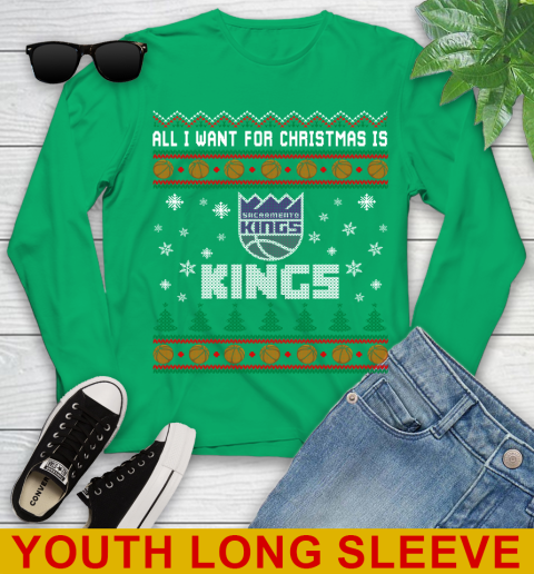 NBA Basketball All I Want For Christmas Is Sacramento Kings 123