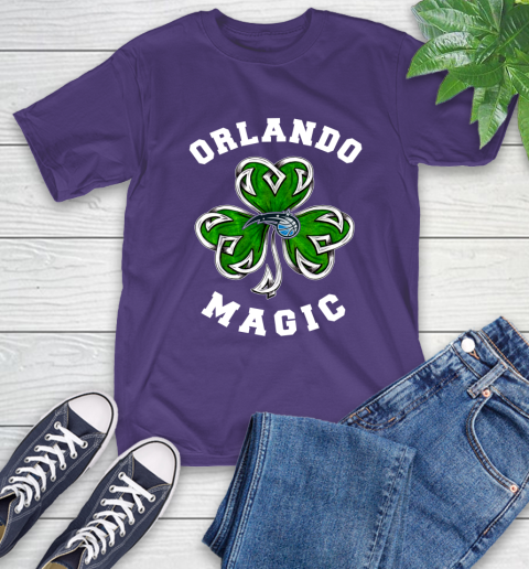 NBA Orlando Magic Three Leaf Clover St Patrick's Day Basketball Sports T-Shirt 5