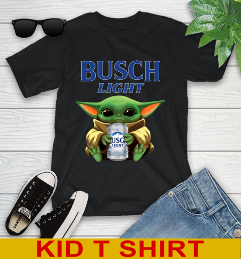 Star Wars Baby Yoda Hugs Busch Light Beer Shirt 102