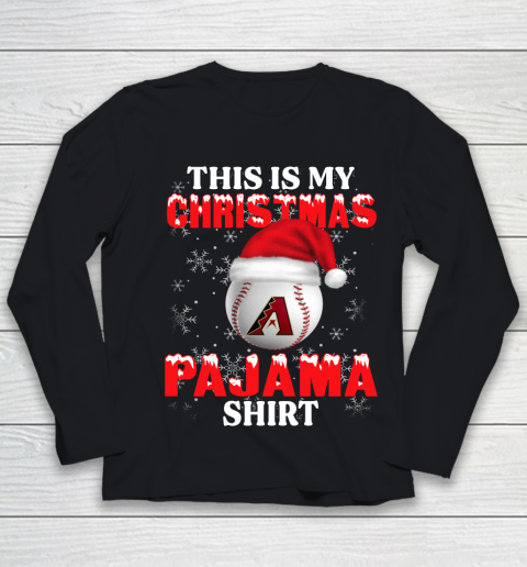 Arizona Diamondbacks This Is My Christmas Pajama Shirt MLB Youth Long Sleeve