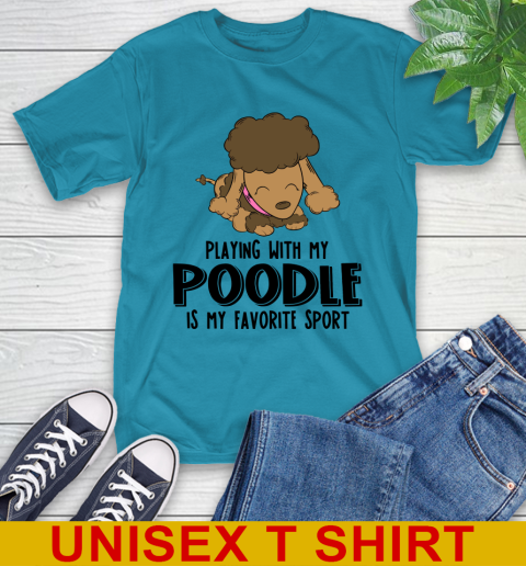 Playing with my poodle is my favorite sport 7
