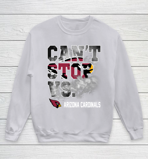 NFL Arizona Cardinals Football Can't Stop Vs Youth Sweatshirt 3