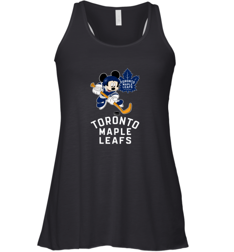 NHL Hockey Mickey Mouse Team Toronto Maple Leafs Racerback Tank