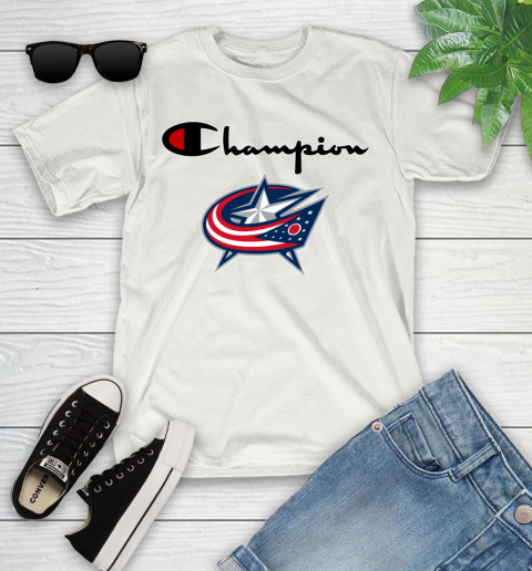 NHL Hockey Columbus Blue Jackets Champion Shirt Youth T-Shirt