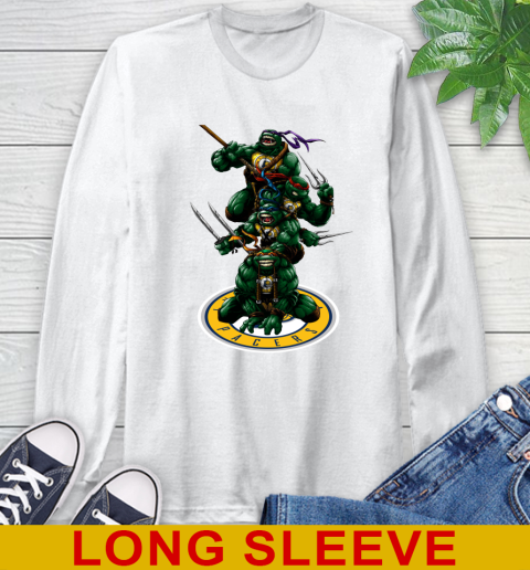 NBA Basketball Indiana Pacers Teenage Mutant Ninja Turtles Shirt Long Sleeve T-Shirt