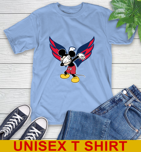 Washington Capitals NHL Hockey Dabbing Mickey Disney Sports T-Shirt 11