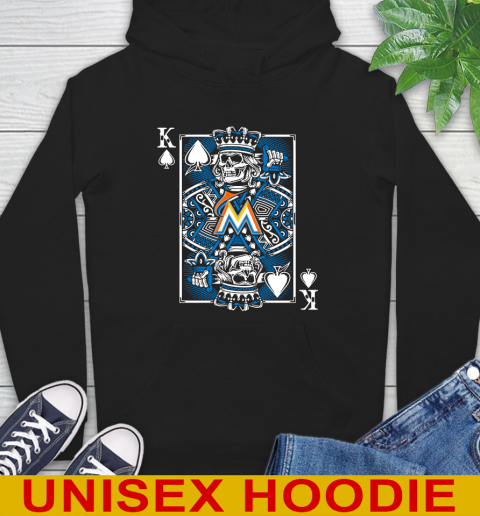 Miami Marlins MLB Baseball The King Of Spades Death Cards Shirt Hoodie