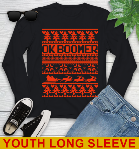Hot Ok Boomer Ugly Christmas shirt 123