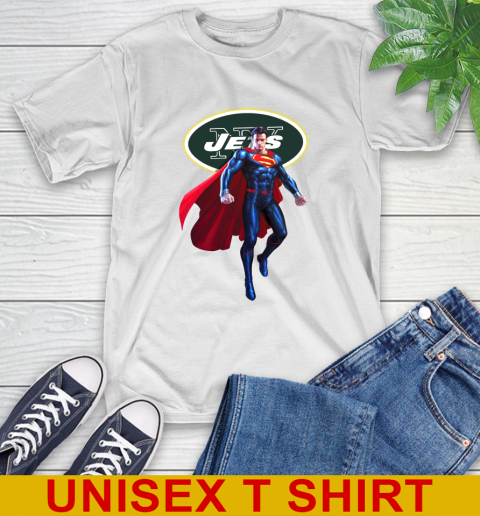 NFL Superman DC Sports Football New York Jets T-Shirt