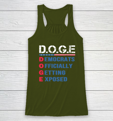 Trump D.O.G.E Department Of Government Efficiency Racerback Tank 2