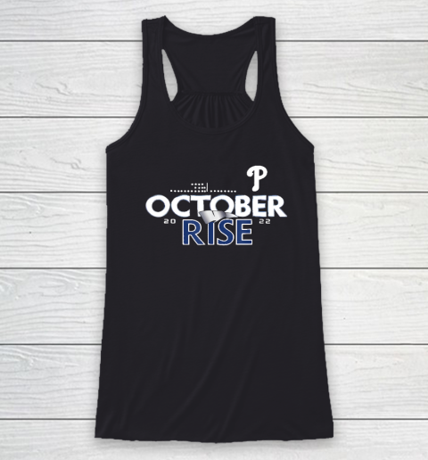 October Rise Philly Philadelphia Baseball Racerback Tank