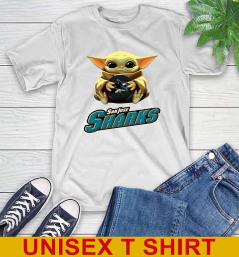 NHL Hockey San Jose Sharks Star Wars Baby Yoda Shirt