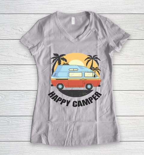 Happy Camper, Happy Camper Shirt, Camping Shirt, Happy Camper Tshirt, Camper Gift, Camper Classic T Women's V-Neck T-Shirt