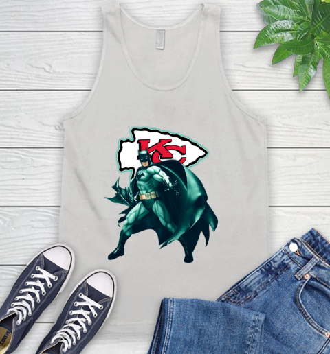 NFL Batman Football Sports Kansas City Chiefs Tank Top