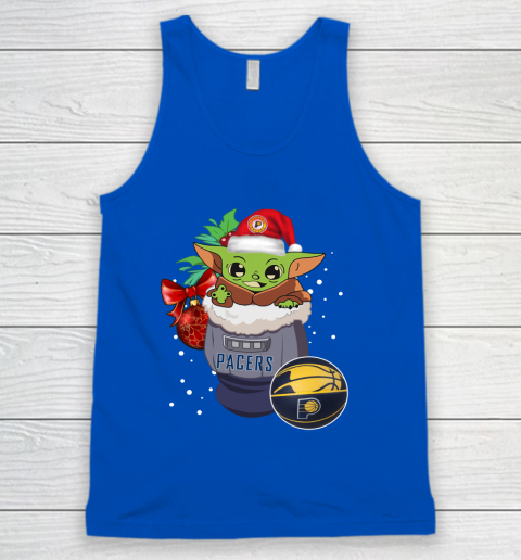 Indiana Pacers Christmas Baby Yoda Star Wars Funny Happy NBA Tank Top 5