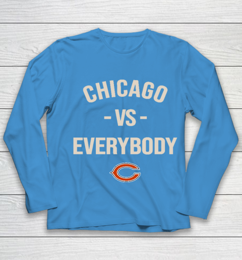 Chicago Bears Vs Everybody Youth Long Sleeve 5