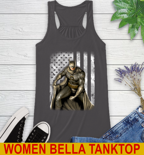 New Orleans Saints NFL Football Batman DC American Flag Shirt Racerback Tank 10