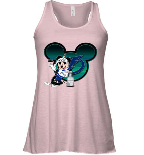 NHL Tampa Bay Lightning Stanley Cup Mickey Mouse Disney Hockey T Shirt E0VySx8IDX8 flowy tank 32 95 151514 front soft pink