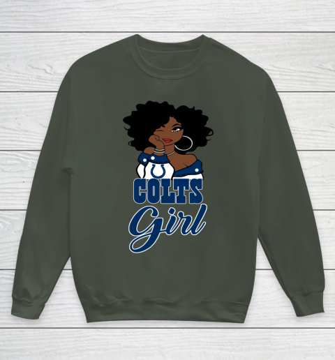 Indianapolis Colts Girl NFL Youth Sweatshirt 10