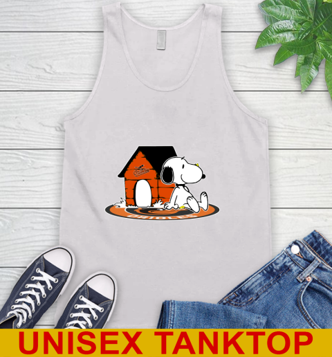 MLB Baseball Baltimore Orioles Snoopy The Peanuts Movie Shirt Tank Top