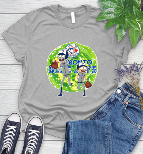 MLB Toronto Blue Jays Rick And Morty Baseball Sports Women's T-Shirt 5