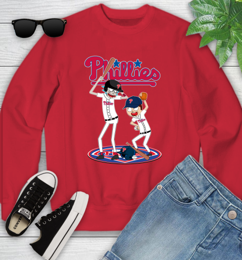 MLB Philadelphia Phillies Rick And Morty Baseball 123