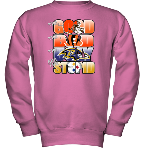 NFL Good Bad Ugly Stupid Mashup Cleveland Browns Youth Sweatshirt