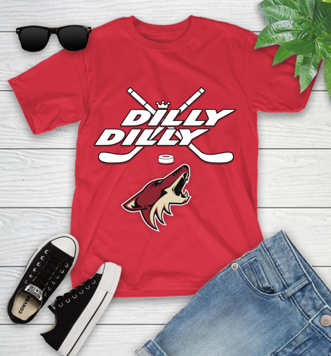 NHL Arizona Coyotes Dilly Dilly Hockey Sports Youth T-Shirt 10