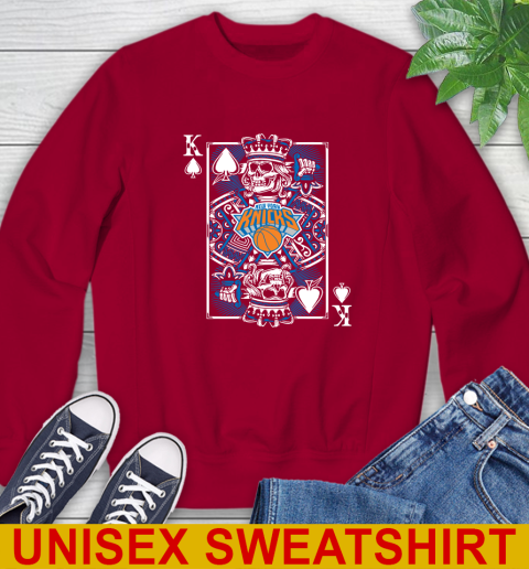 New York Knicks NBA Basketball The King Of Spades Death Cards Shirt Sweatshirt 9
