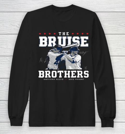 Anthony Rizzo Tshirt The Bruise Brothers Kris Bryant Long Sleeve T-Shirt