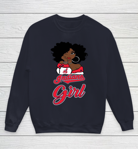 Cleveland Indians Girls Girl MLB Youth Sweatshirt 3