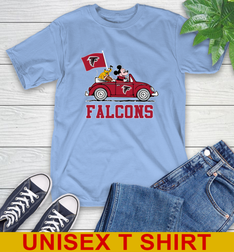 NFL Football Atlanta Falcons Pluto Mickey Driving Disney Shirt T-Shirt 11