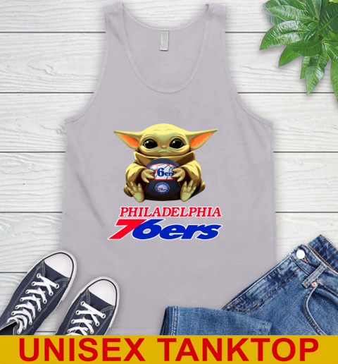 NBA Basketball Philadelphia 76ers Star Wars Baby Yoda Shirt 73